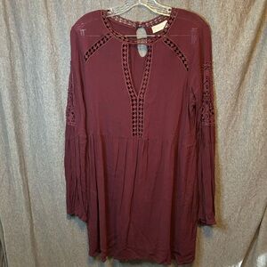 Altar’d state burgundy dress